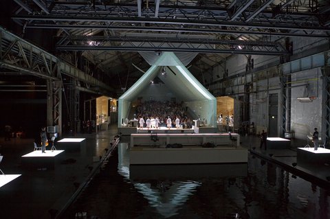 Jörn Arnecke, Falk Richter, Johannes Debus: Titel in »Unter Eis«, Jahrhunderthalle Bochum, 2007
