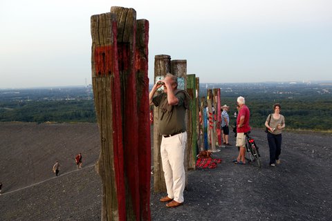 Agustín Ibarolla: »Totems« auf der Halde Haniel in Bottrop.